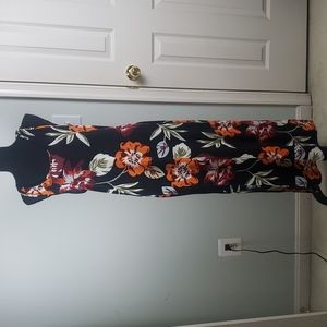 Floral maxi dress sz xl